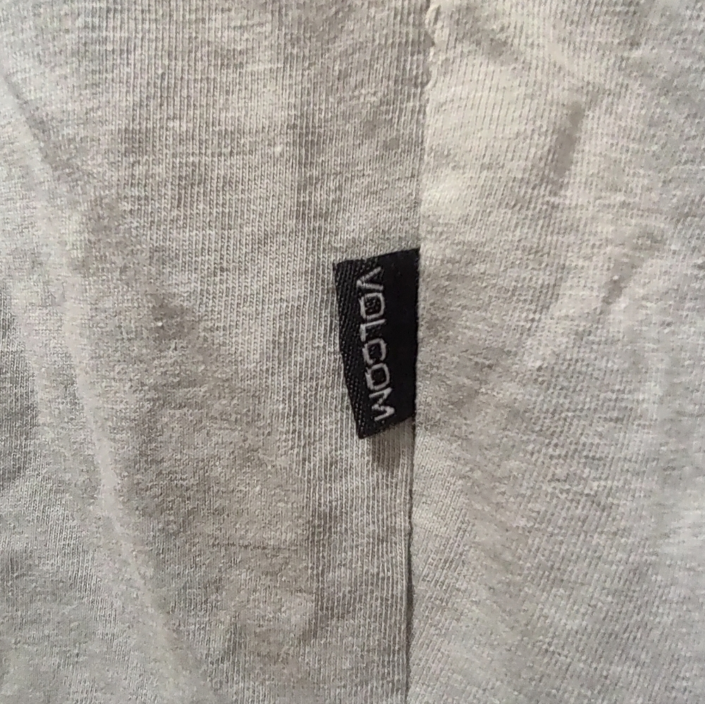 Volcom Gray Tee Polo Style - Picture 3 of 4